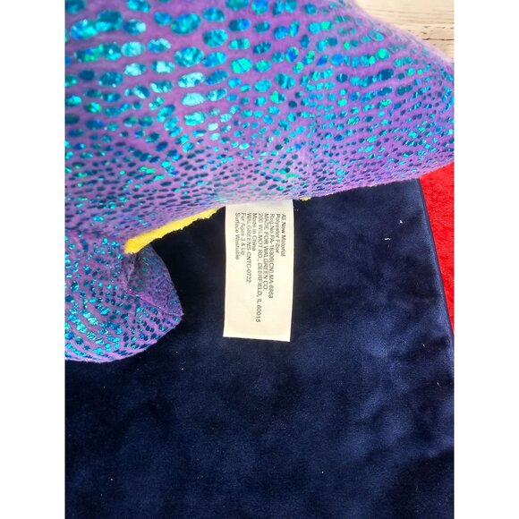 Walgreens Hug Me Large Blue/Purple Sparkling Stuffed Dinosaur Plush 18 inches - Picture 9 of 10